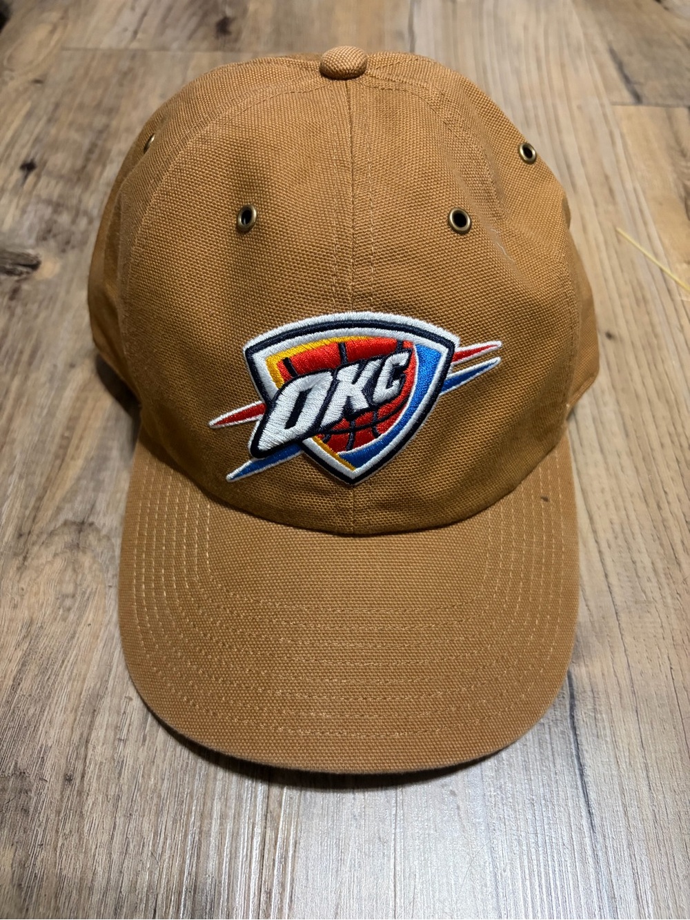 Carhartt Tan OKC Embroidered Logo Baseball Cap